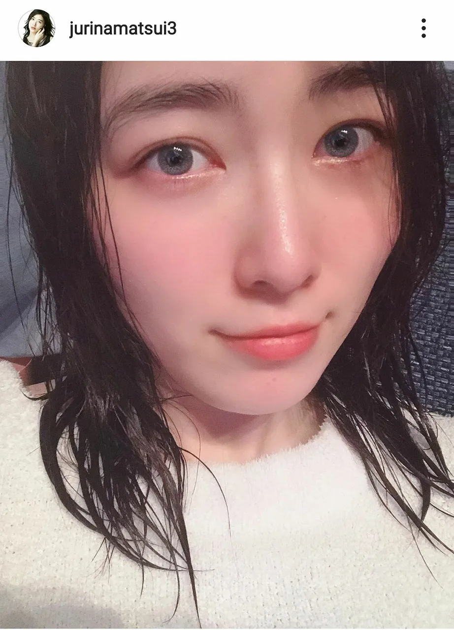 ※画像は松井珠理奈オフィシャルInstagram(jurinamatsui3)のスクリーンショット