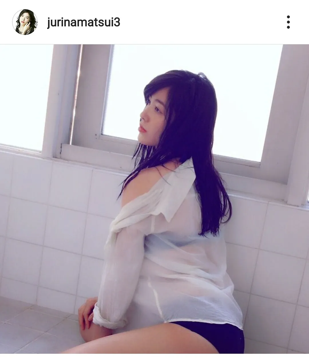 ※画像は松井珠理奈オフィシャルInstagram(jurinamatsui3)のスクリーンショット