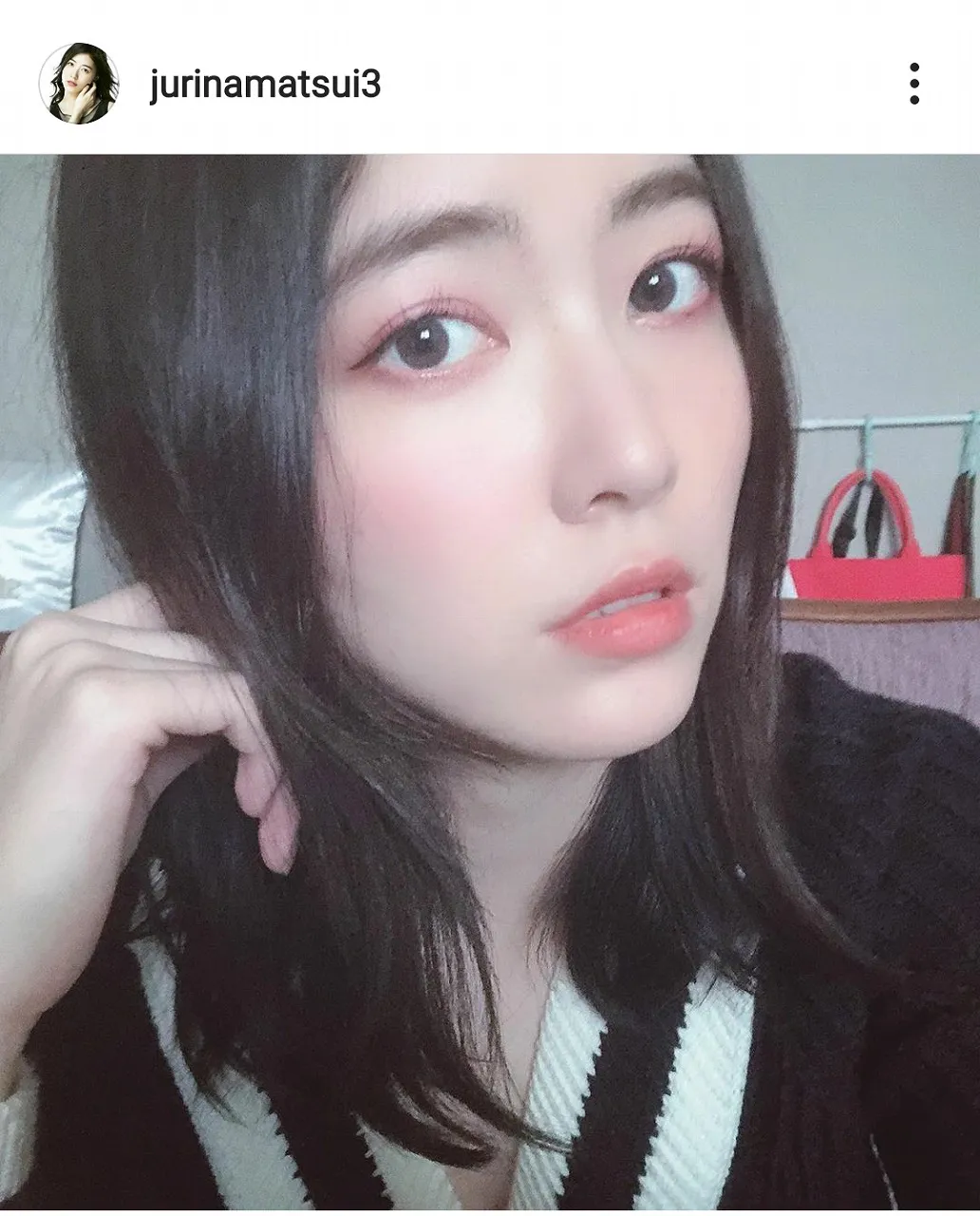 ※画像は松井珠理奈オフィシャルInstagram(jurinamatsui3)のスクリーンショット