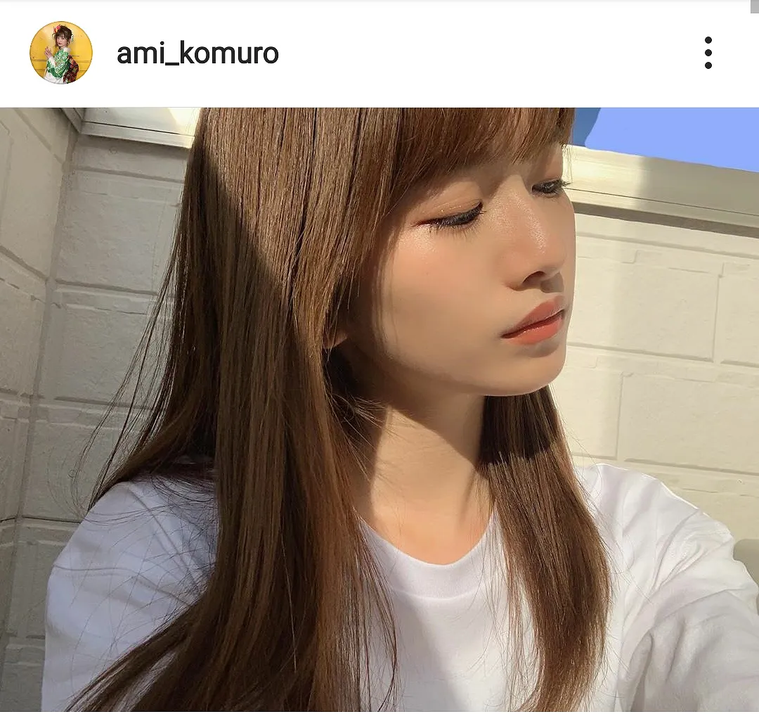 ※画像は小室安未(ami_komuro)公式Instagramのスクリーンショット