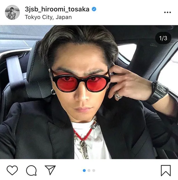 ※画像は登坂広臣オフィシャルInstagram(3jsb_hiroomi_tosaka)のスクリーンショット