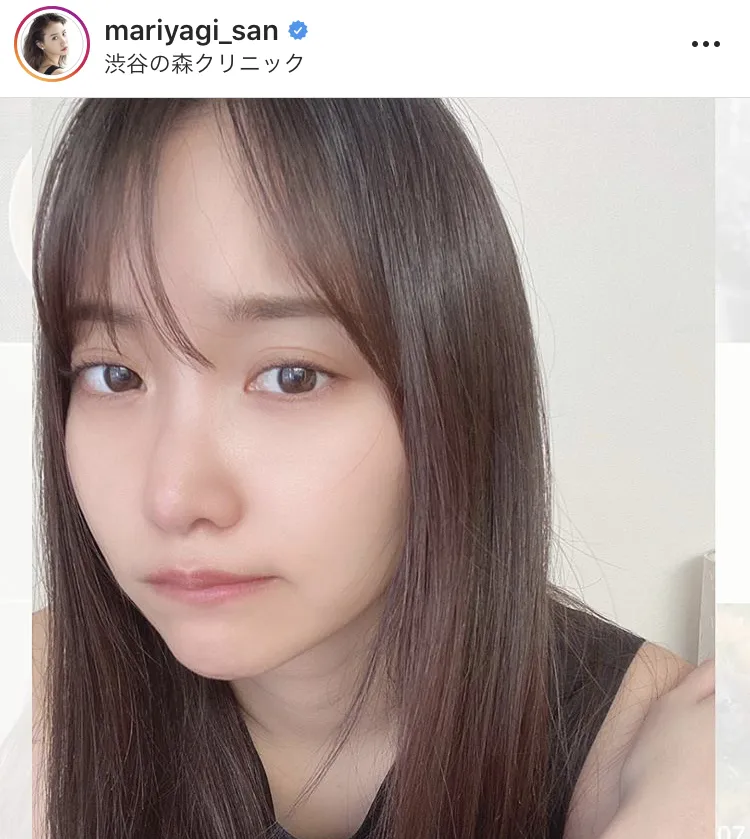 ※永尾まりや公式Instagram(mariyagi_san)のスクリーンショット