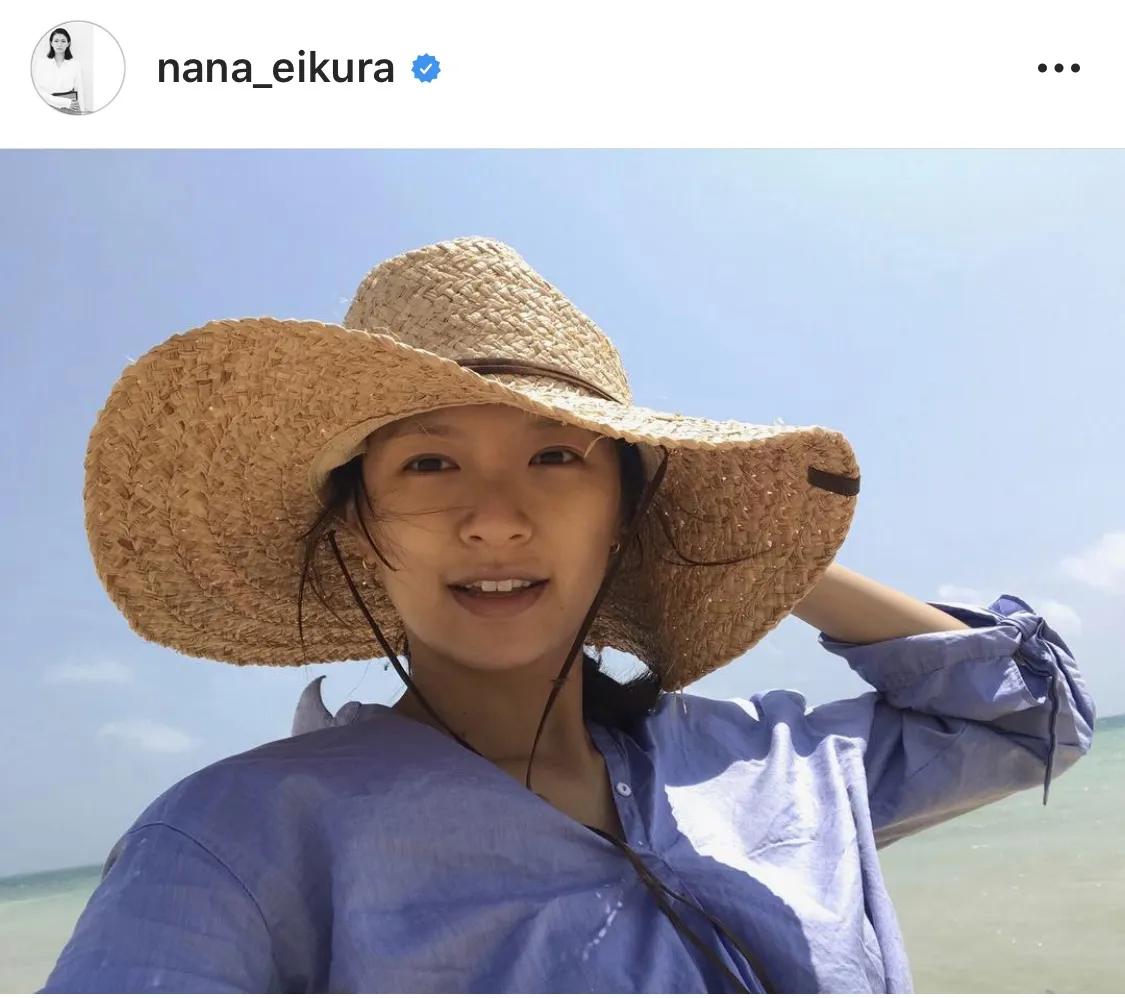 ※榮倉奈々公式Instagram(nana_eikura)のスクリーンショット
