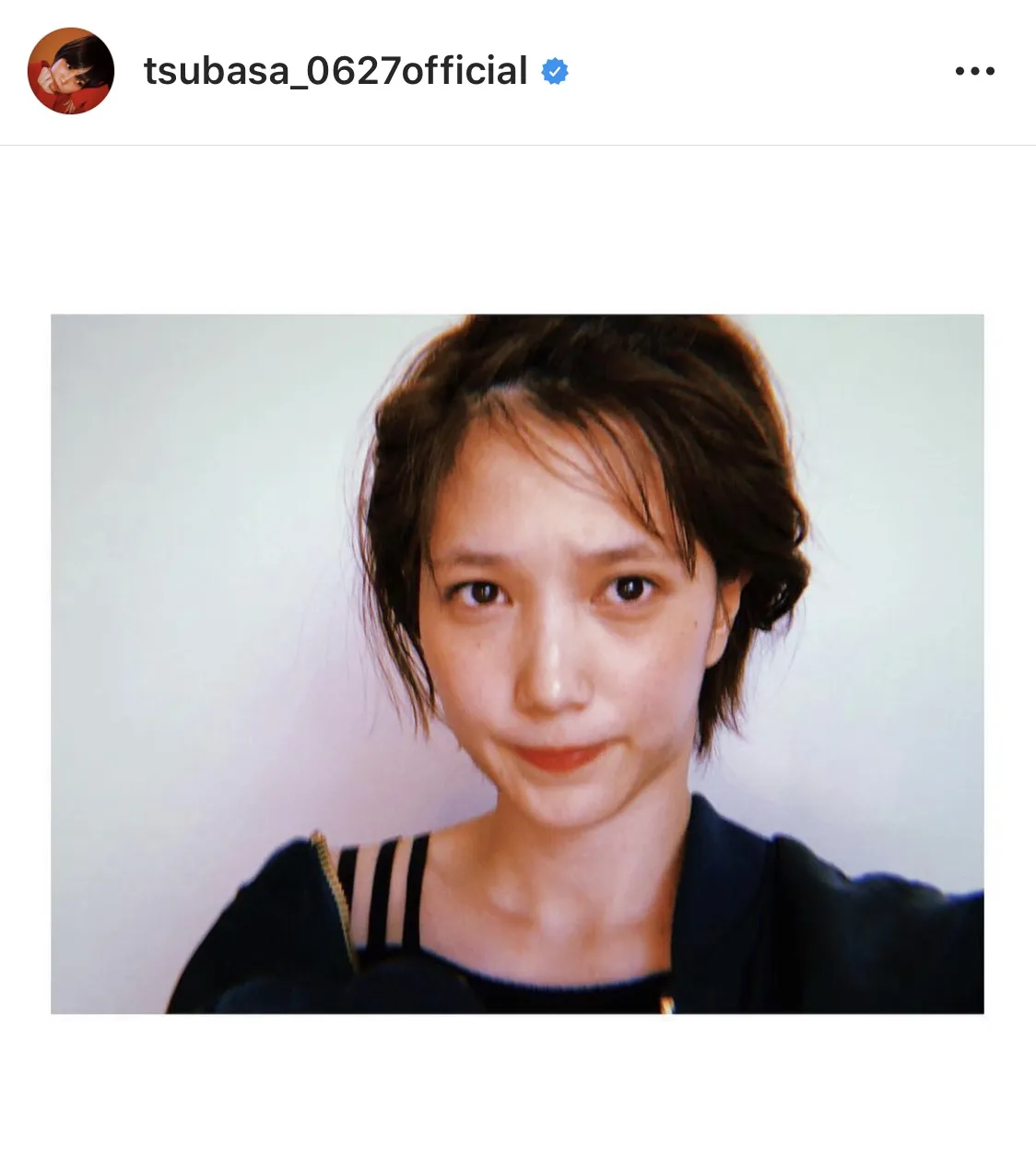 ※本田翼公式Instagram(tsubasa_0627official)のスクリーンショット