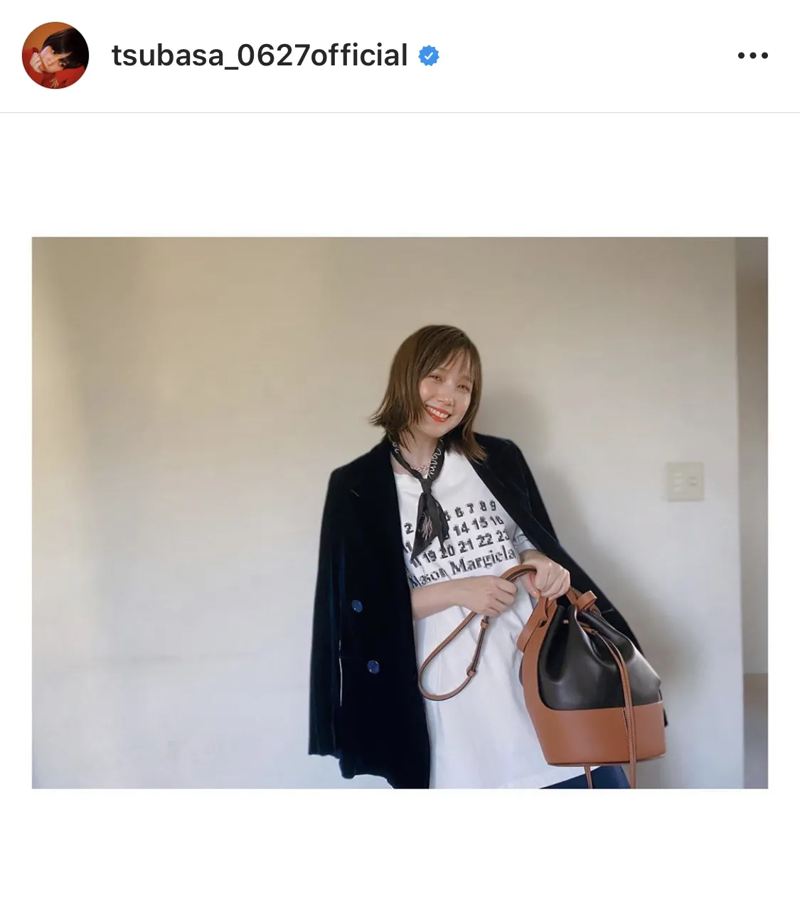 ※本田翼公式Instagram(tsubasa_0627official)のスクリーンショット