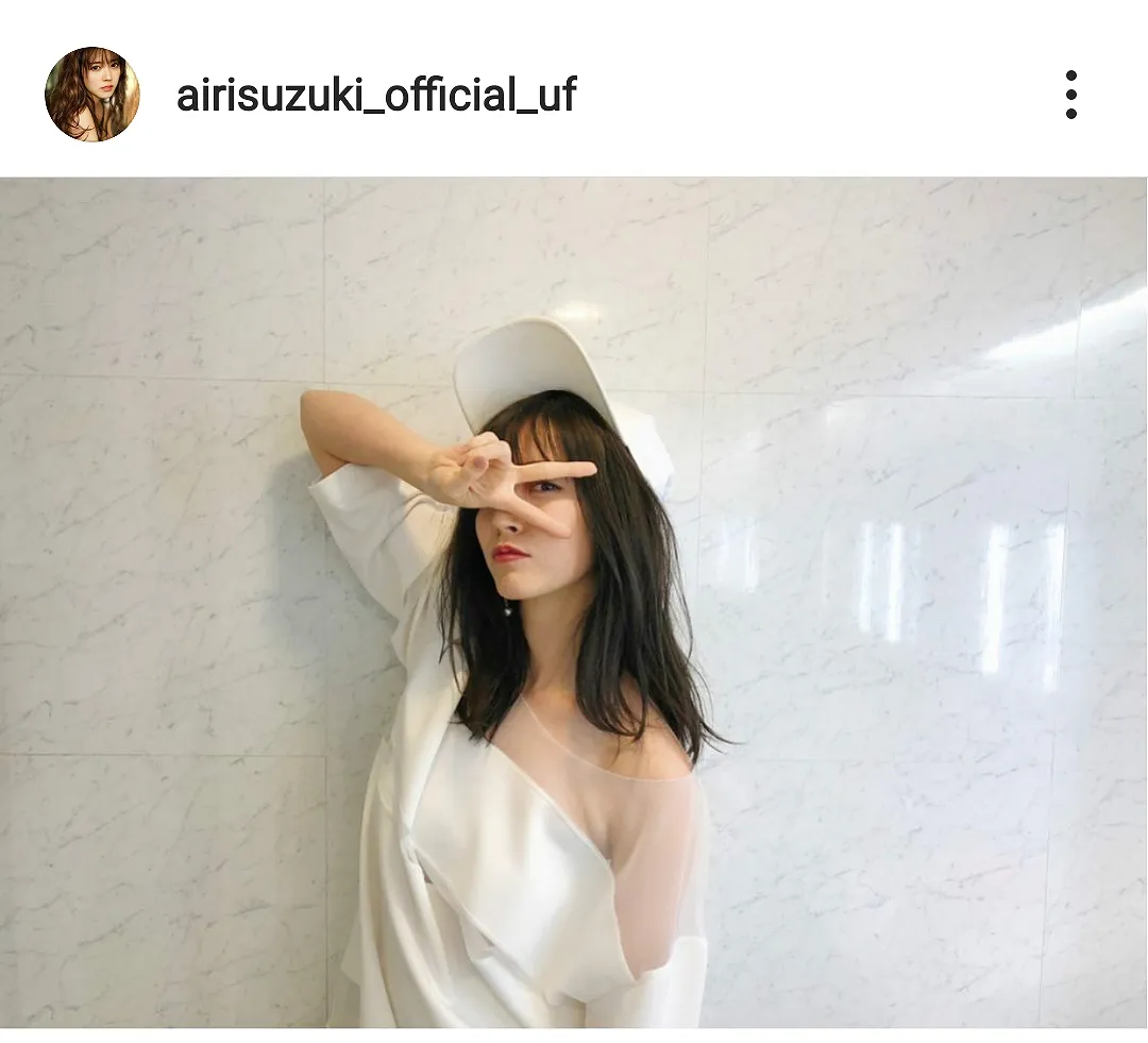 ※画像は鈴木愛理(airisuzuki_official_uf)公式Instagramのスクリーンショット