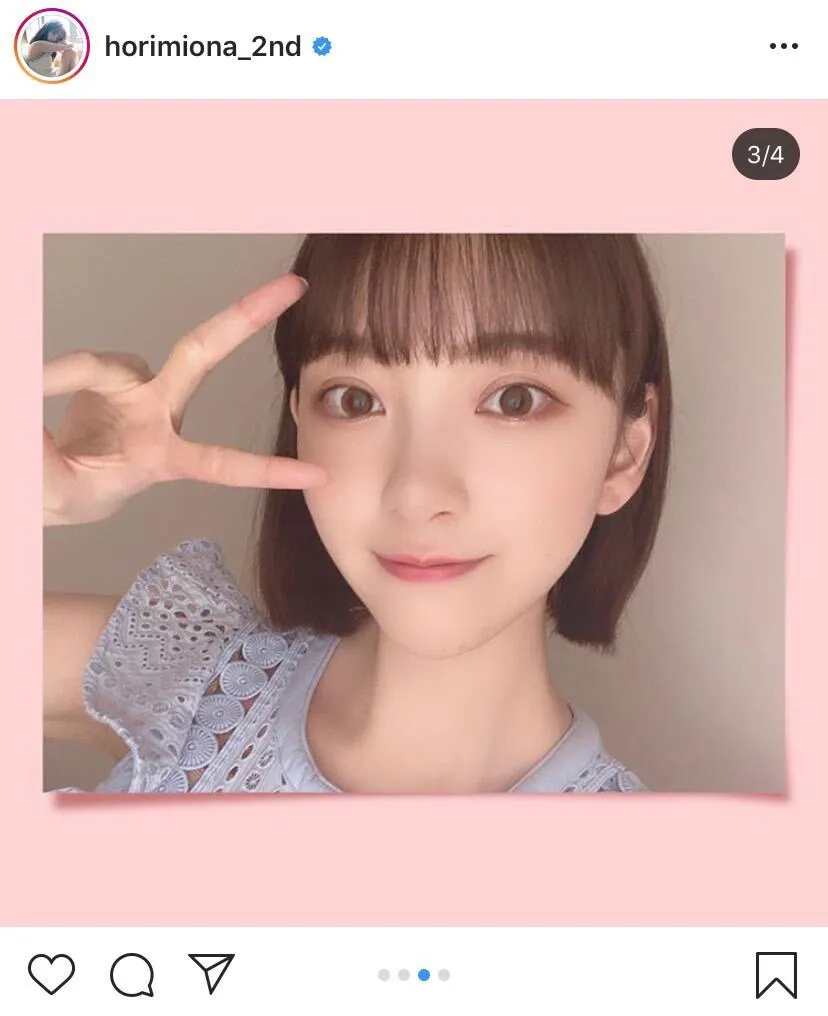 ※画像は堀未央奈2nd写真集公式Instagram(horimiona_2nd)より