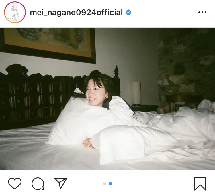 ※画像は永野芽郁(mei_nagano0924official)公式Instagramのスクリーンショット