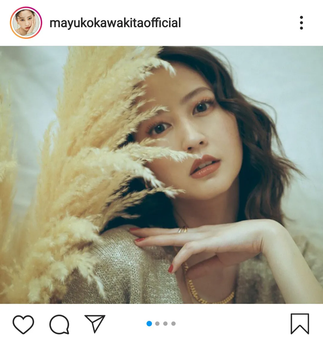 ※画像は河北麻友子(mayukokawakitaofficial)公式Instagramのスクリーンショット