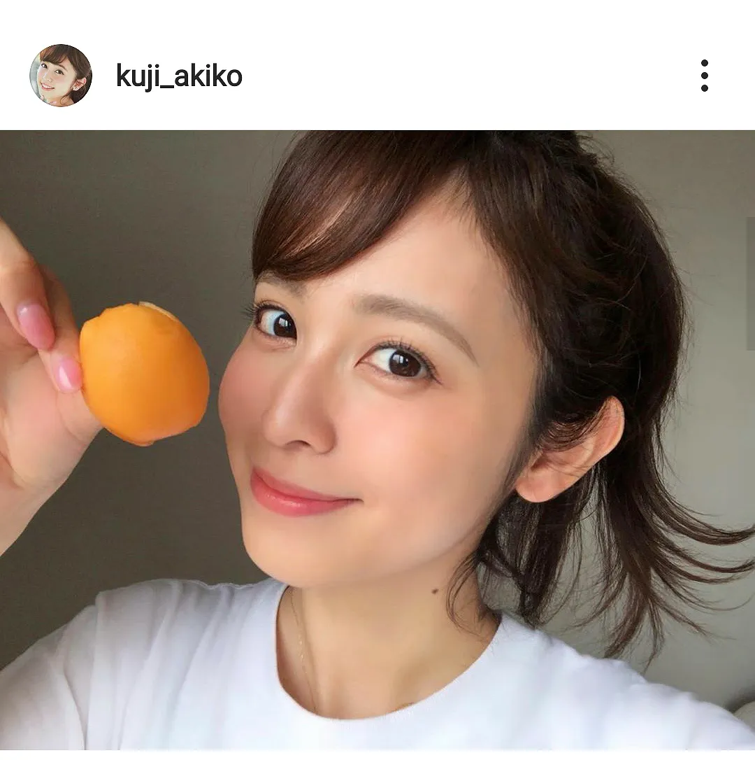 ※画像は久慈暁子アナウンサー(kuji_akiko)公式Instagramのスクリーンショット