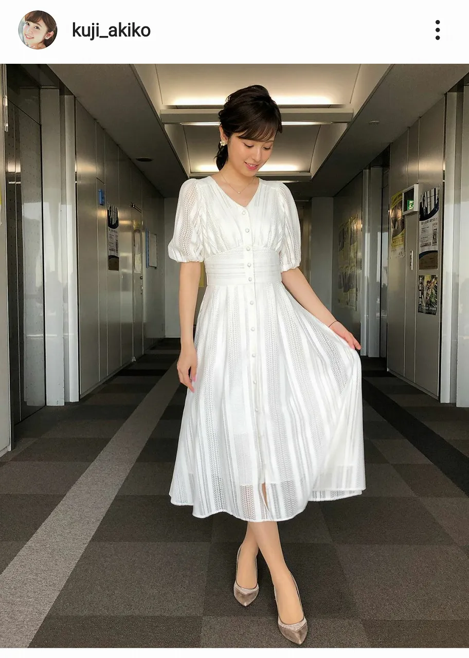 ※画像は久慈暁子アナウンサー(kuji_akiko)公式Instagramのスクリーンショット