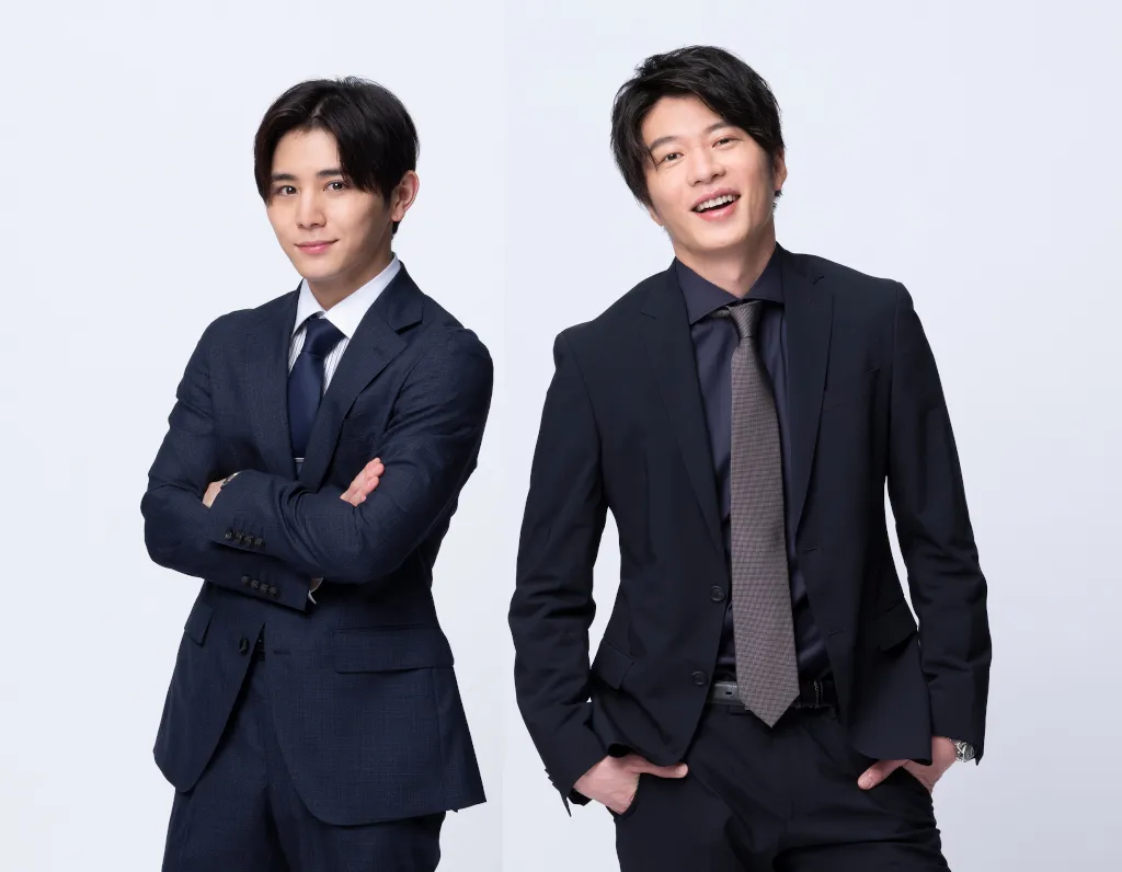 山田涼介(左)がTBS連続ドラマ初出演にして初主演！ 田中圭(右)と初共演