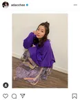 ※足立梨花オフィシャルInstagram(adacchee)のスクリーンショット