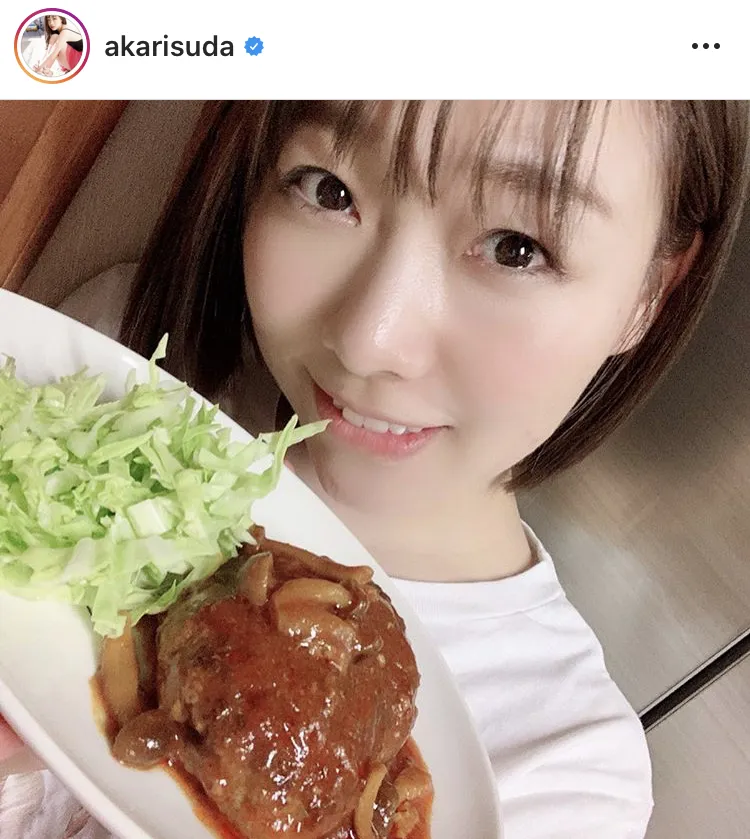 ※須田亜香里公式Instagram(akarisuda)のスクリーンショット