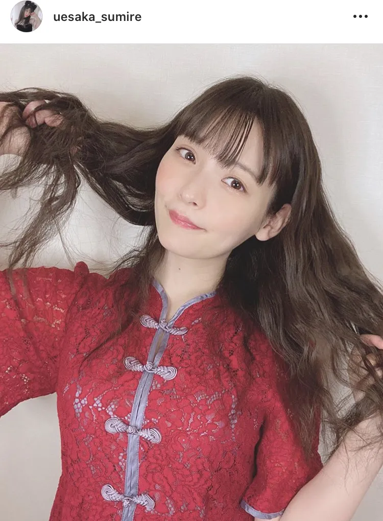 ※上坂すみれオフィシャルInstagram(uesaka_sumire)のスクリーンショット