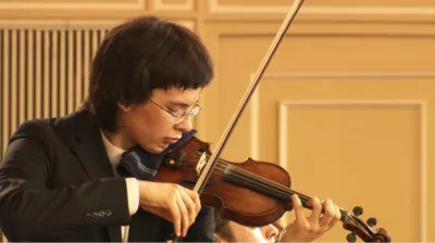 バイオリン部門の優勝候補であるアイリン・プリッチン