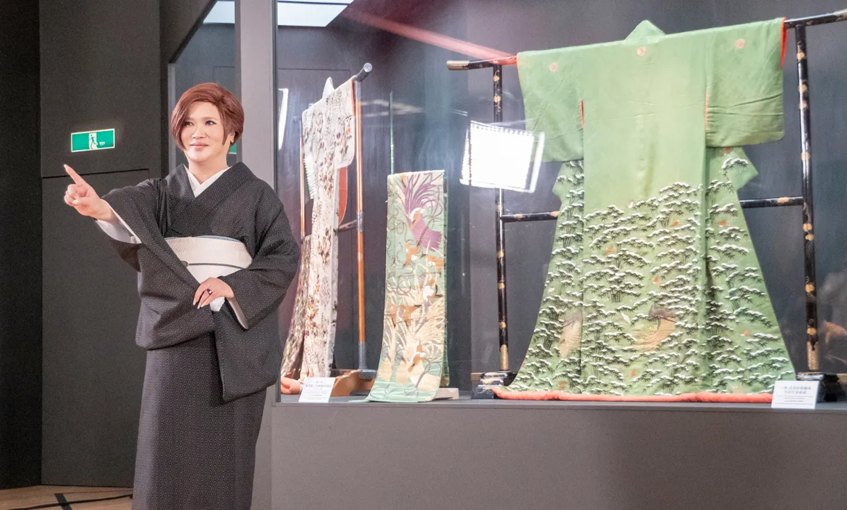 特別展「きもの KIMONO」取材会に出席したIKKO