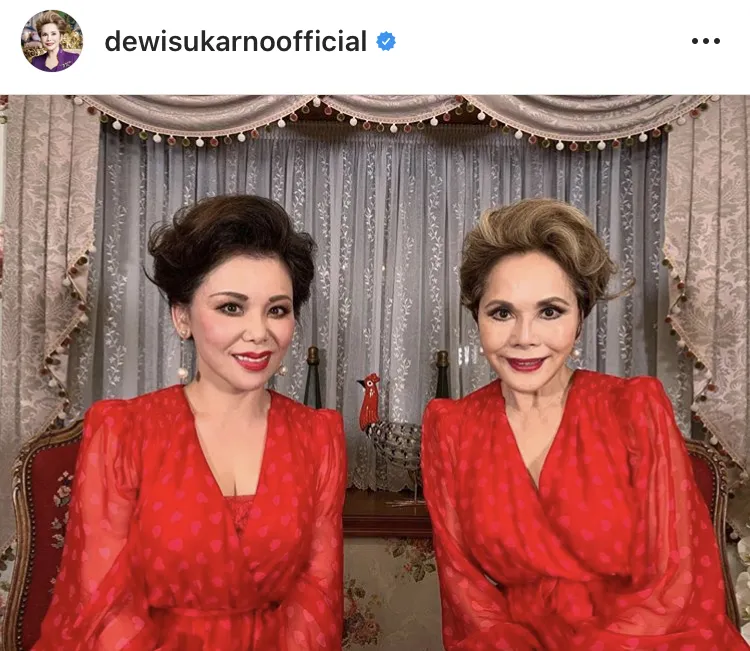 ※デヴィ夫人公式Instagram(dewisukarnoofficial)のスクリーンショット