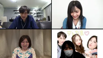 板倉俊之・黒沢かずこ・村瀬紗英がオンライン飲み会で使えるちょうどいい背景を考える<いたくろむらせのオンとオフ>