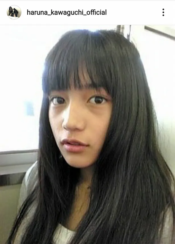 画像 川口春奈 13歳の頃のロングヘア美少女shotに称賛続々 既に美人 黒髪はるる懐かしい 2 16 Webザテレビジョン
