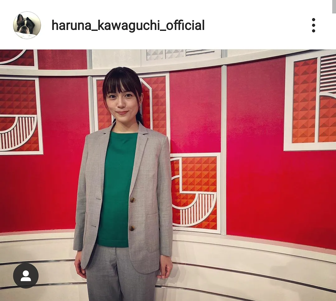 ※画像は川口春奈オフィシャルInstagram(haruna_kawaguchi_official)のスクリーンショット