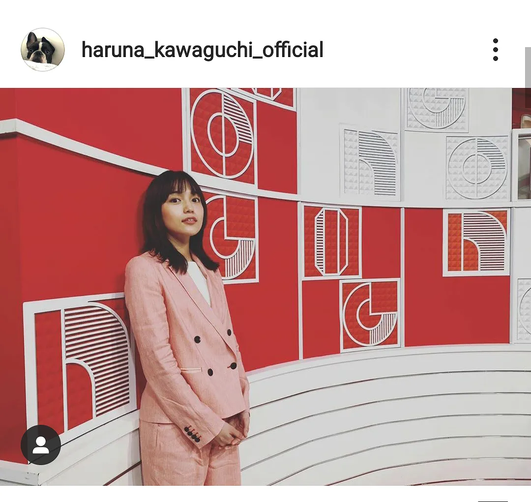 ※画像は川口春奈オフィシャルInstagram(haruna_kawaguchi_official)のスクリーンショット