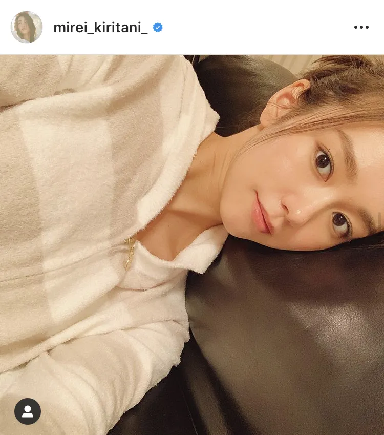 ※桐谷美玲公式Instagram(mirei_kiritani_)のスクリーンショット