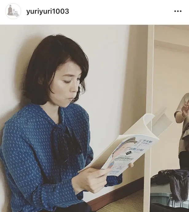 ※石田ゆり子公式Instagram(yuriyuri1003)のスクリーンショット