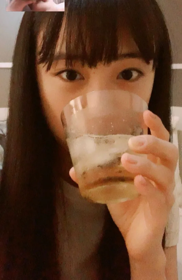 大友花恋がリモート飲み会をしたことを明かした