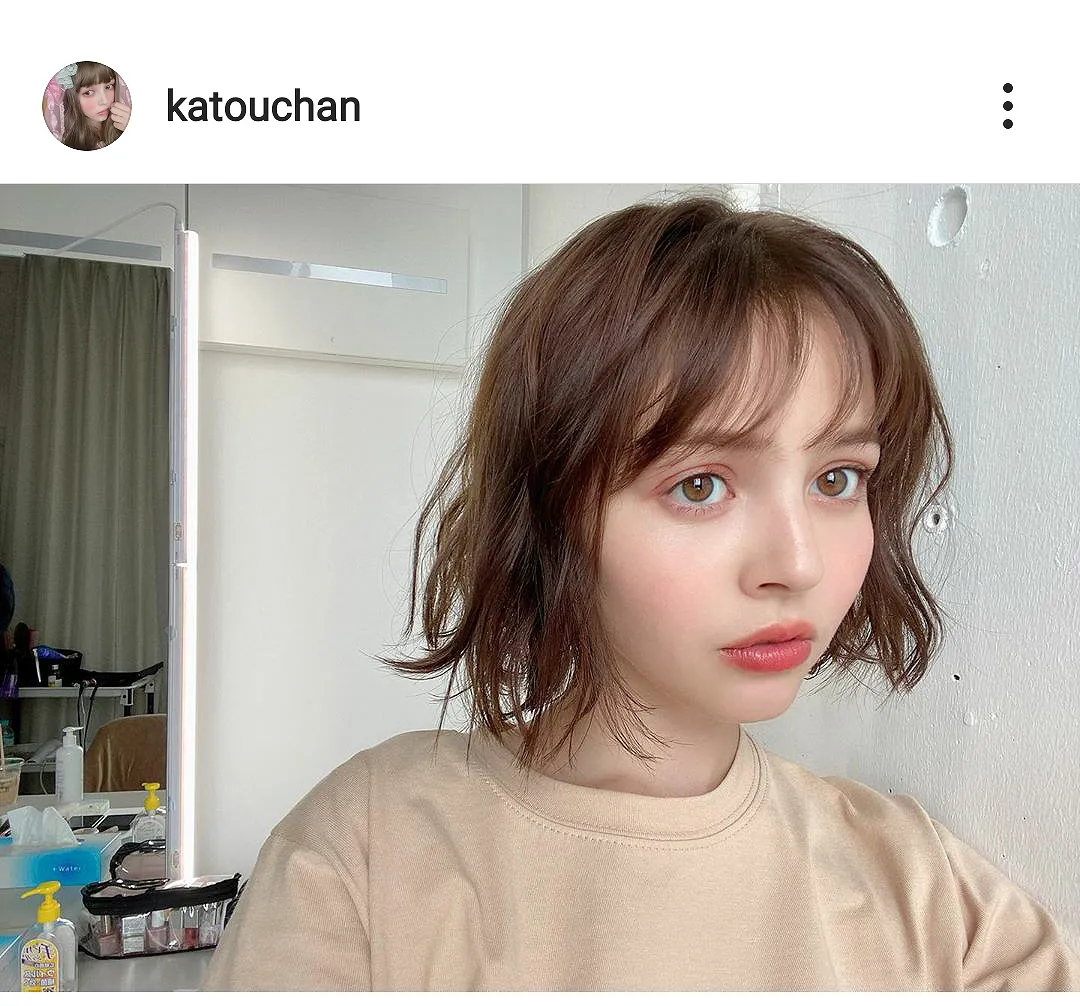 ※画像は加藤ナナ(katouchan)公式Instagramのスクリーンショット