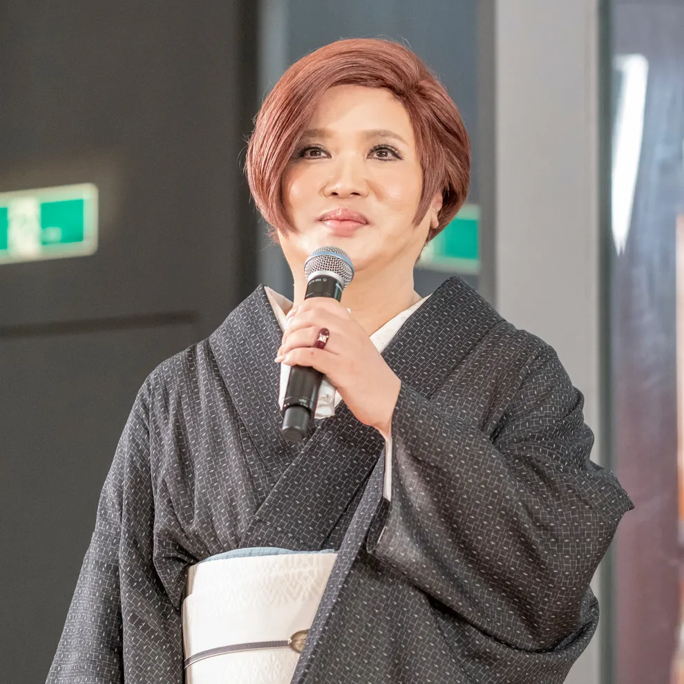 IKKOが特別展「きもの KIMONO」取材会に出席