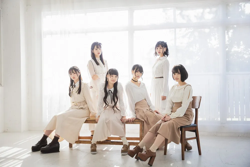 サードシングルのリリースが決定したPiXMiX(左から、ITSUKI、MISAKI、KOHIME、KAREN、AIRI、TOWAKO)