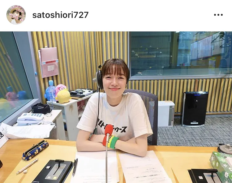 ※佐藤栞里公式Instagram(satoshiori727)のスクリーンショット