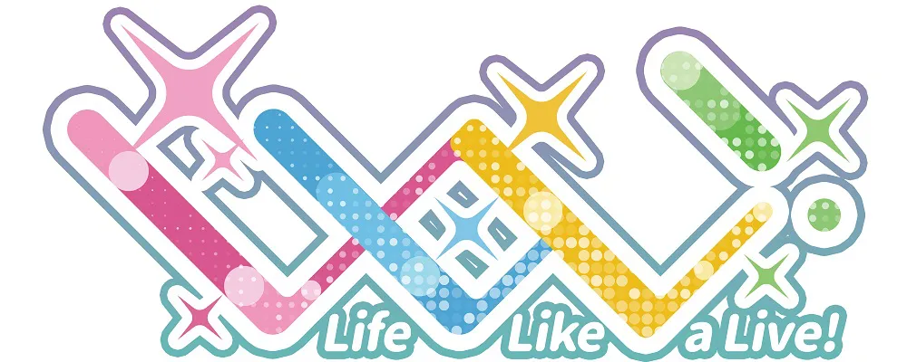 【写真を見る】“地球史上初(仮)”のONLINEライブフェス「Life Like a Live！」ロゴ