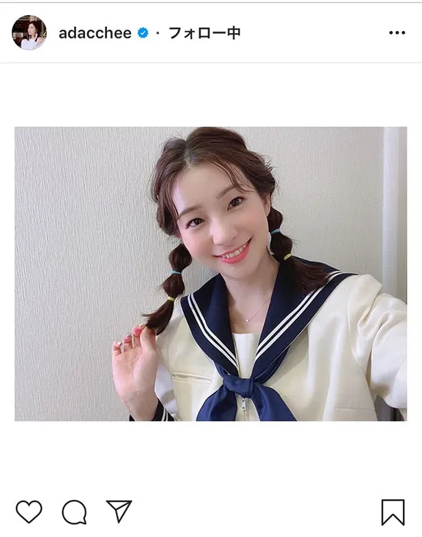 【写真を見る】「リアルJK」の声殺到！　足立梨花、セーラー服姿(ほか、水着SHOTなど10枚)