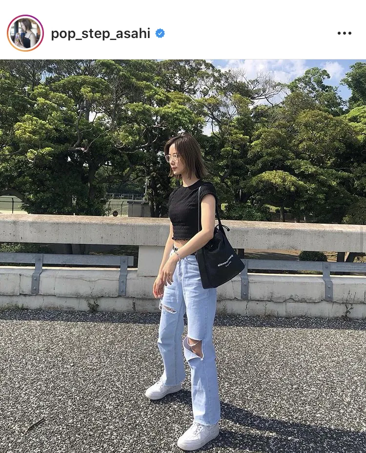 ※朝日奈央オフィシャルInstagram(pop_step_asahi)のスクリーンショット