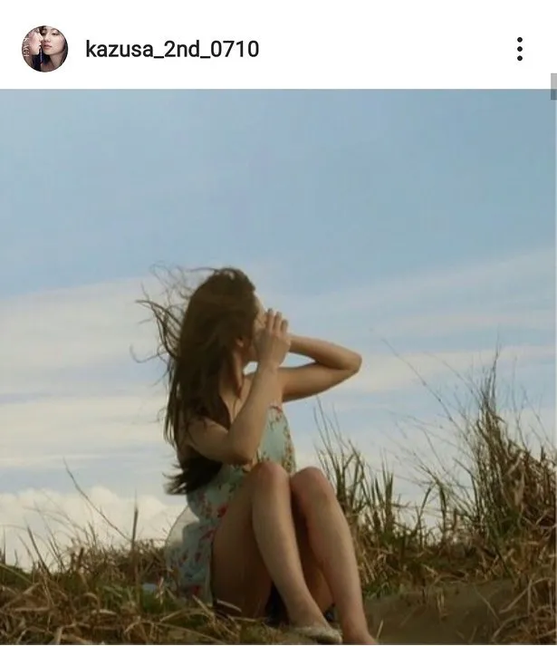 ※画像は奥山かずさ 2nd写真集『AIKAGI』【公式】(kazusa_2nd_0710)公式Instagramのスクリーンショット