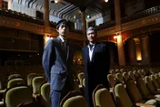 水沢林太郎が由利麟太郎(吉川晃司)とツーショット！ 共演は「父が一番喜んでいます」