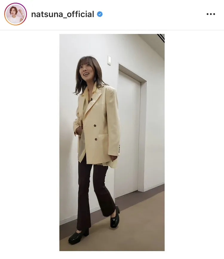 ※夏菜オフィシャルInstagram(natsuna_official)のスクリーンショット