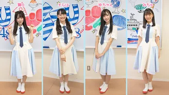 STU48ドラフト3期生がそろい踏み！　中村舞、信濃宙花、沖侑果が風船バドミントンで対決<STUでんつ！>