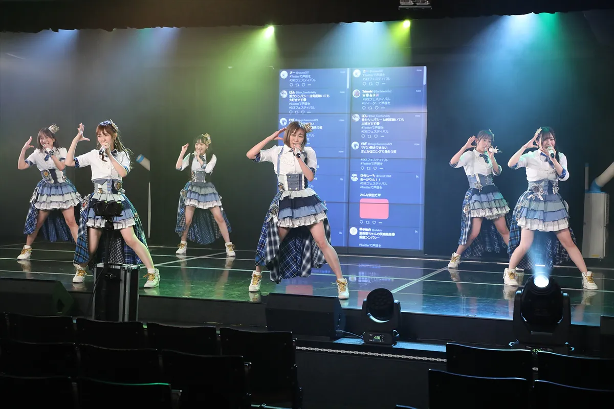 SKE48 チームEが配信限定の「SKEフェスティバル」公演を行った