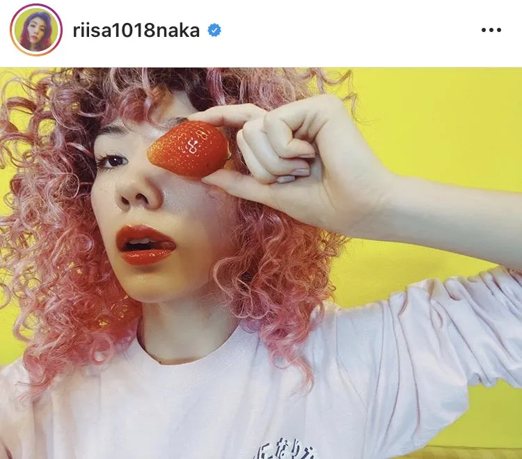 仲里依紗公式instagram(riisa1018naka)より