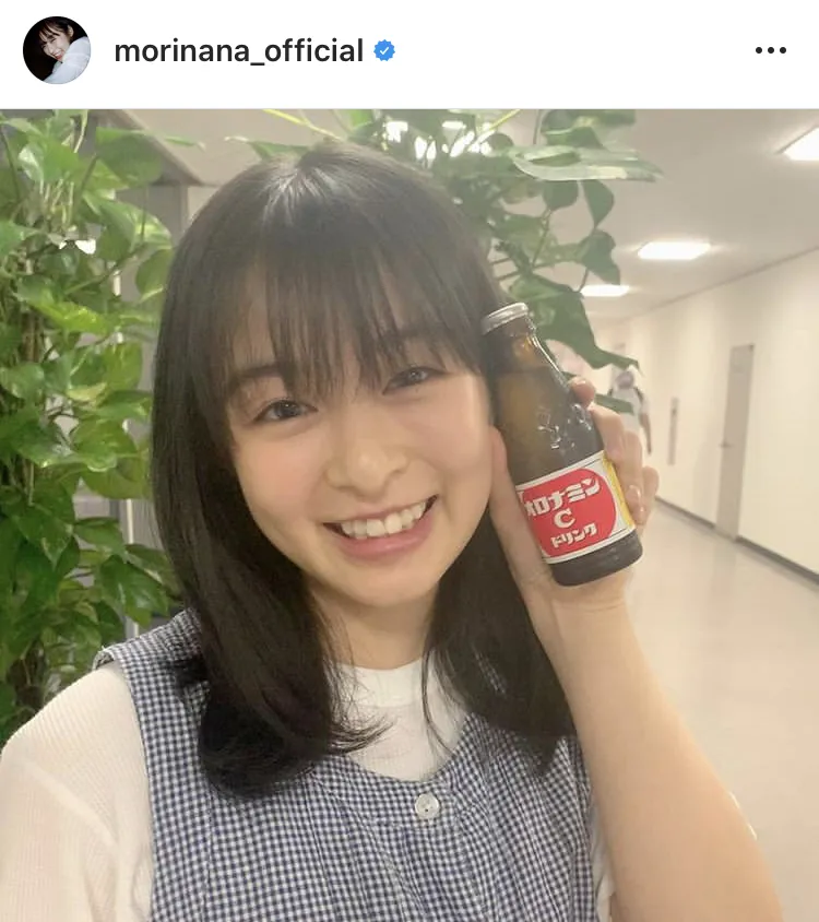 ※森七菜オフィシャルInstagram(morinana_official)のスクリーンショット