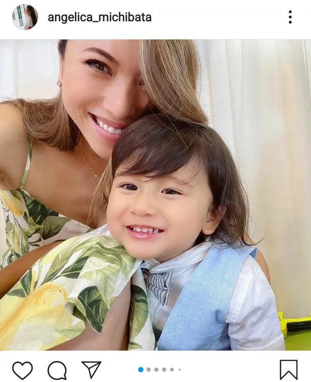画像 道端アンジェリカ 2歳を迎えた 息子の美貌 に反響 凄いイケメン 2 9 Webザテレビジョン