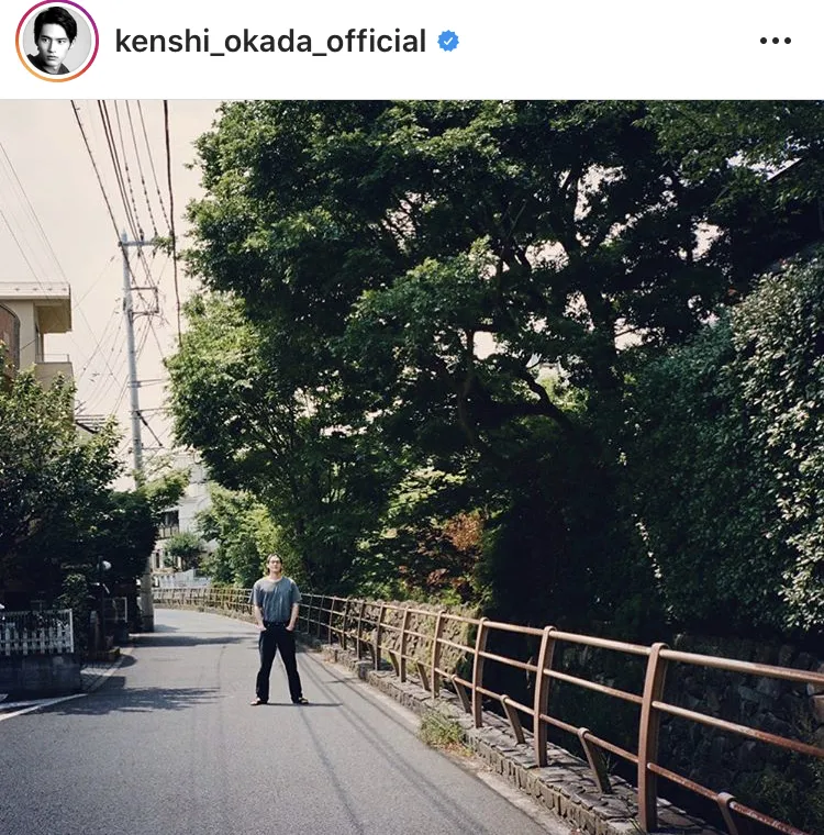 ※岡田健史オフィシャルInstagram(kenshi_okada_official)のスクリーンショット