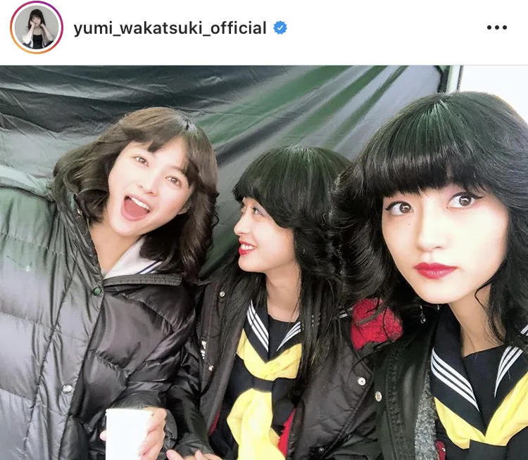 ※若月佑美公式Instagram(yumi_wakatsuki_official)のスクリーンショット