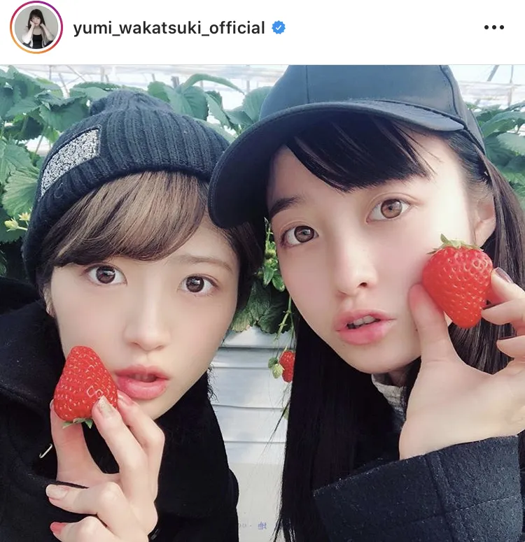 ※若月佑美公式Instagram(yumi_wakatsuki_official)のスクリーンショット