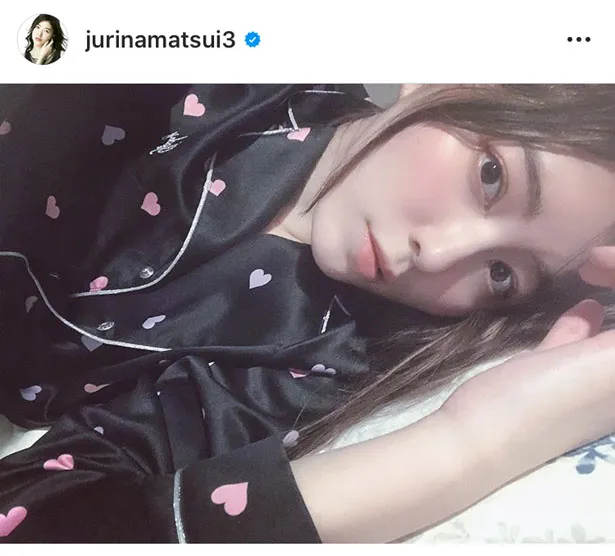 ※画像は松井珠理奈オフィシャルInstagram(jurinamatsui3)のスクリーンショット