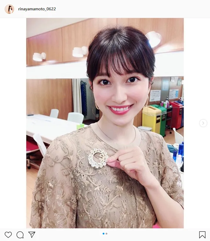 ※画像はTBS山本里菜アナウンサー(rinayamamoto_0622)公式Instagramより