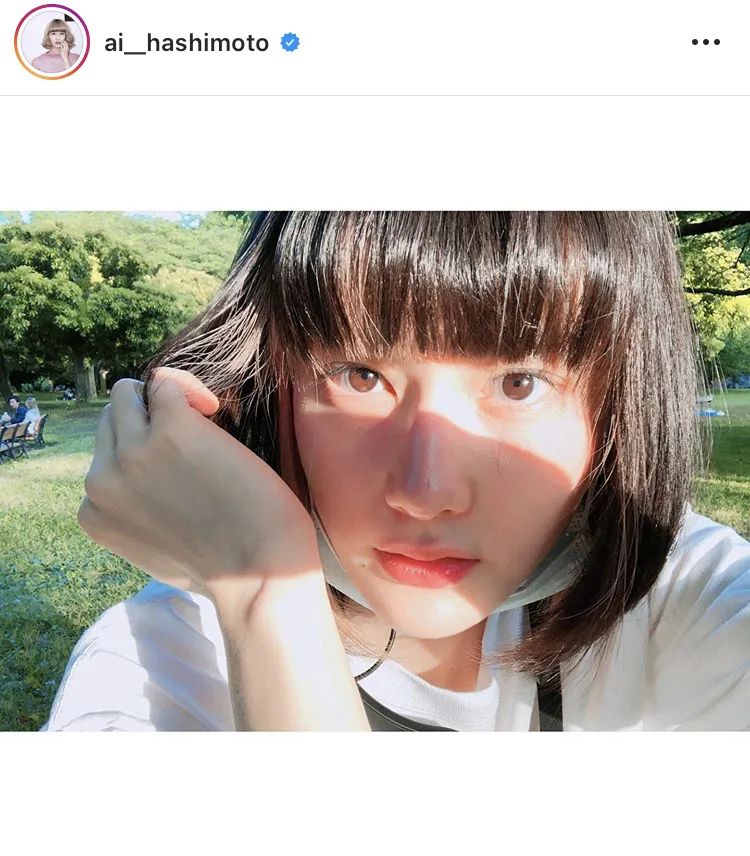 ※画像は橋本愛公式Instagram(ai__hashimoto)のスクリーンショット